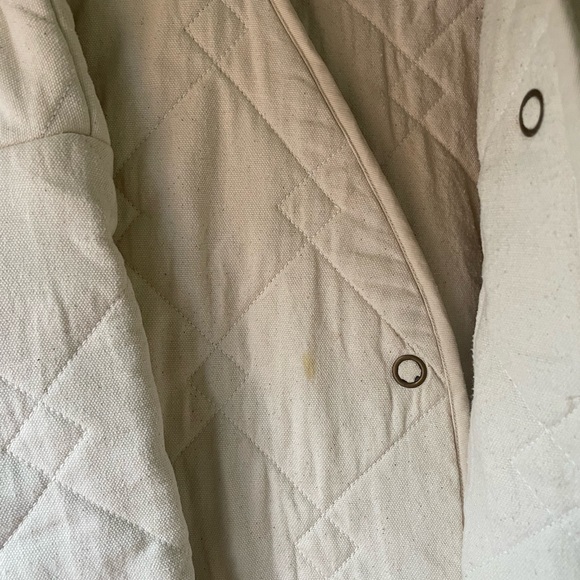 Micaela Greg Diamond Quilted Jacket Cream - Picture 4 of 4